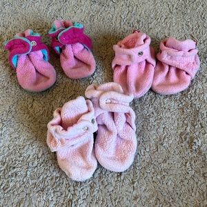 Pink Zutano Booties